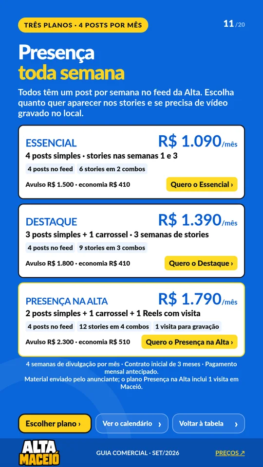 Página interna do guia completo